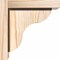 Ekena Millwork Carmel Smooth Corbel w/Backplate, Douglas Fir, 5 1/2"W x 8"D x 8"H COR06X08X08CAR01SDF - alternate 2